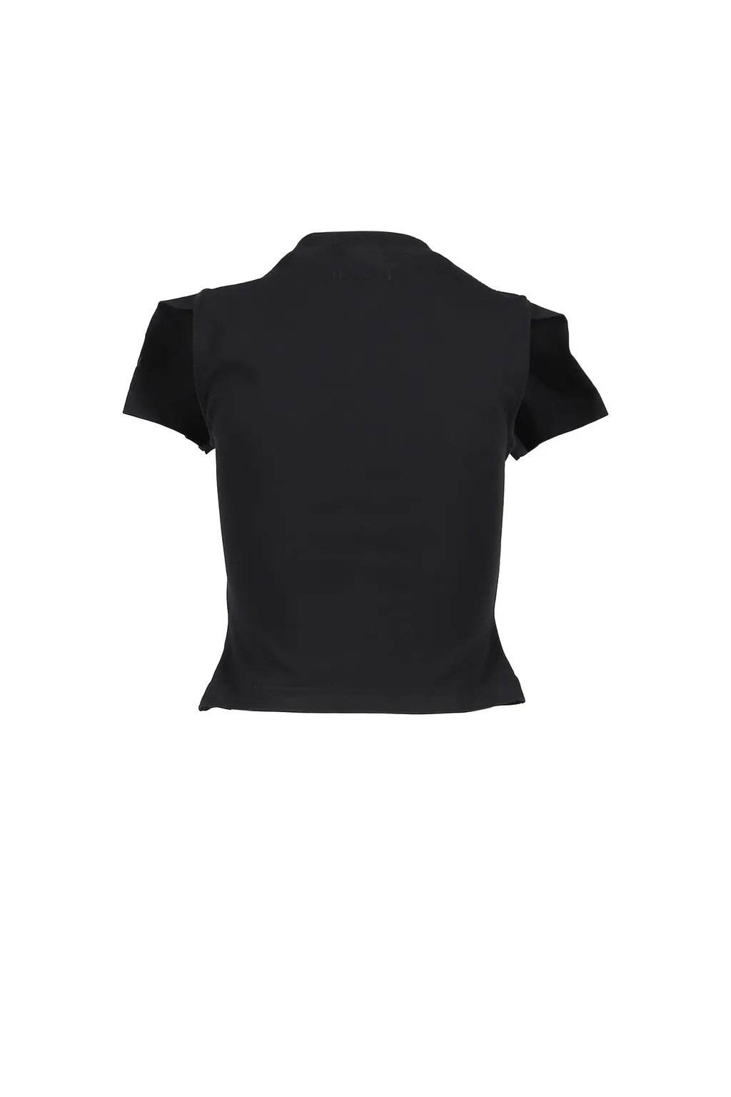 Paris Tourist Front Sleeve Baby T-Shirt / Blk