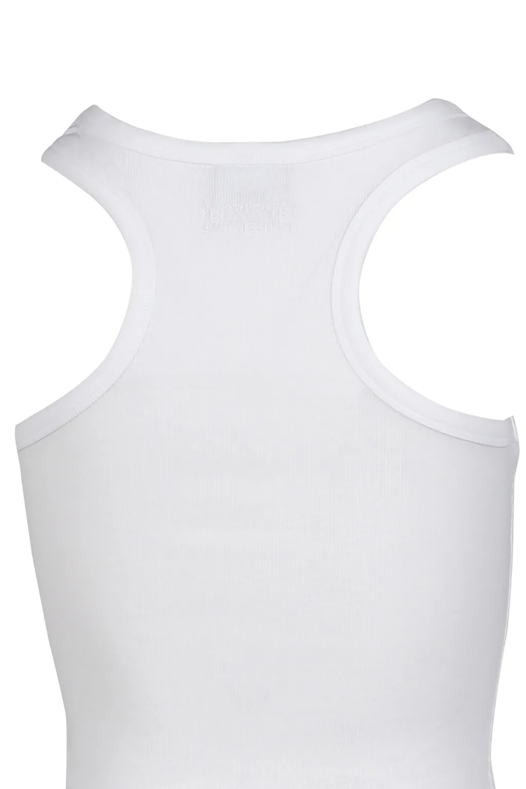 Crystal Biker Cross Tanktop / Wht