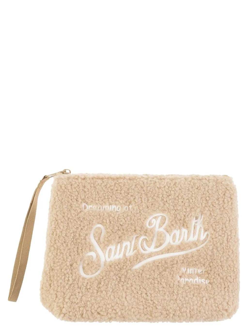 Mc2 Saint Barth Knitted Beanie And Pouch Set