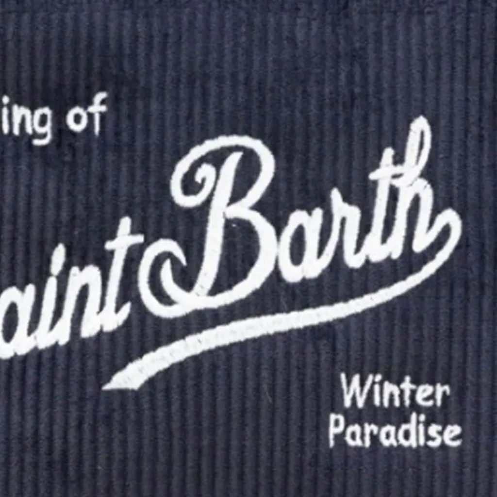 Mc2 Saint Barth Ribbed Logo Clutch Bag