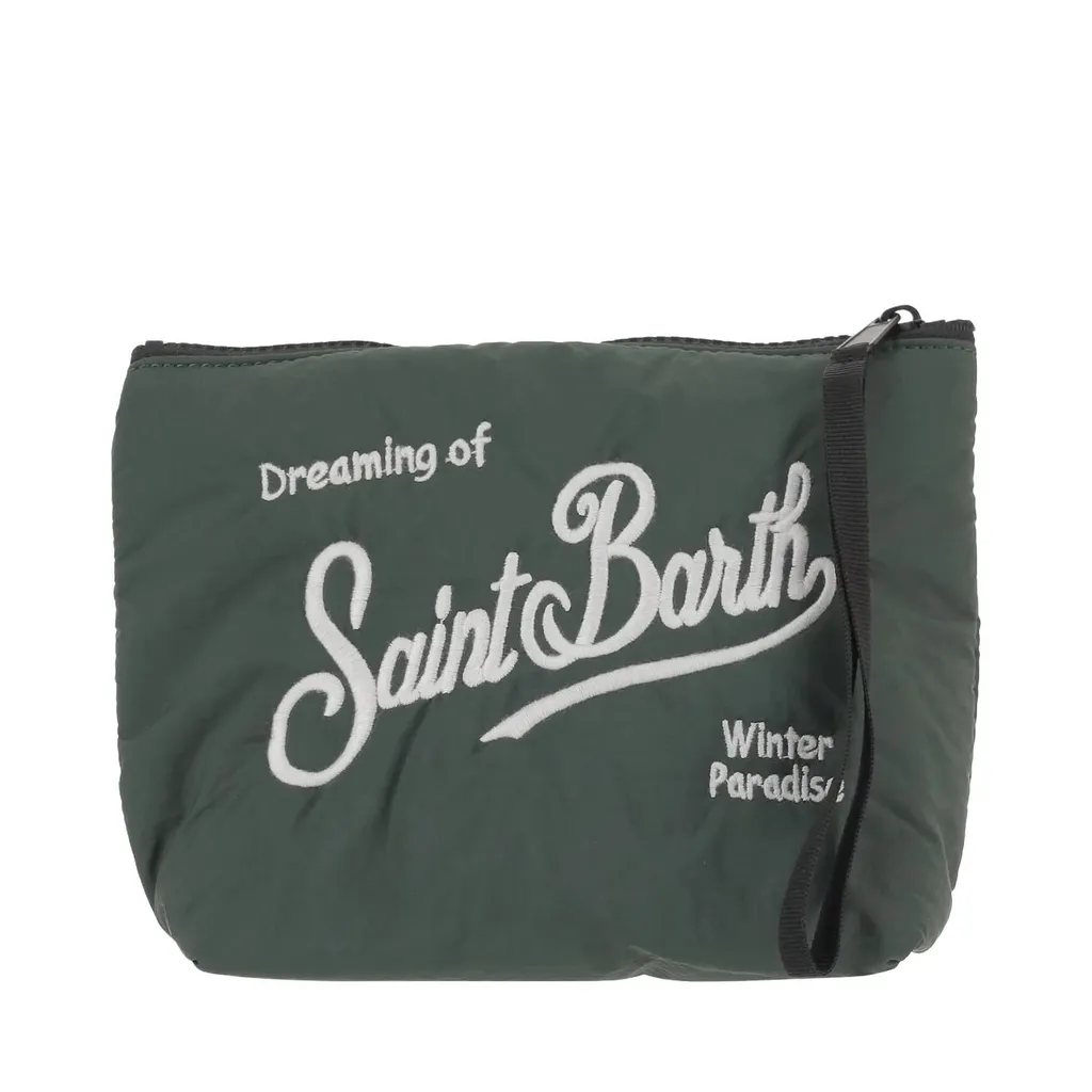 Mc2 Saint Barth Logo Nylon Clutch Bag