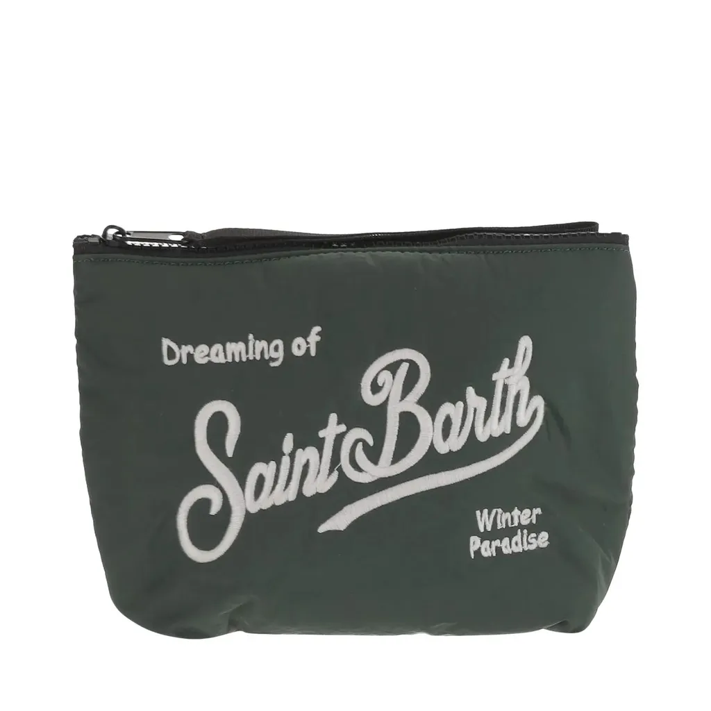 Mc2 Saint Barth Logo Nylon Clutch Bag