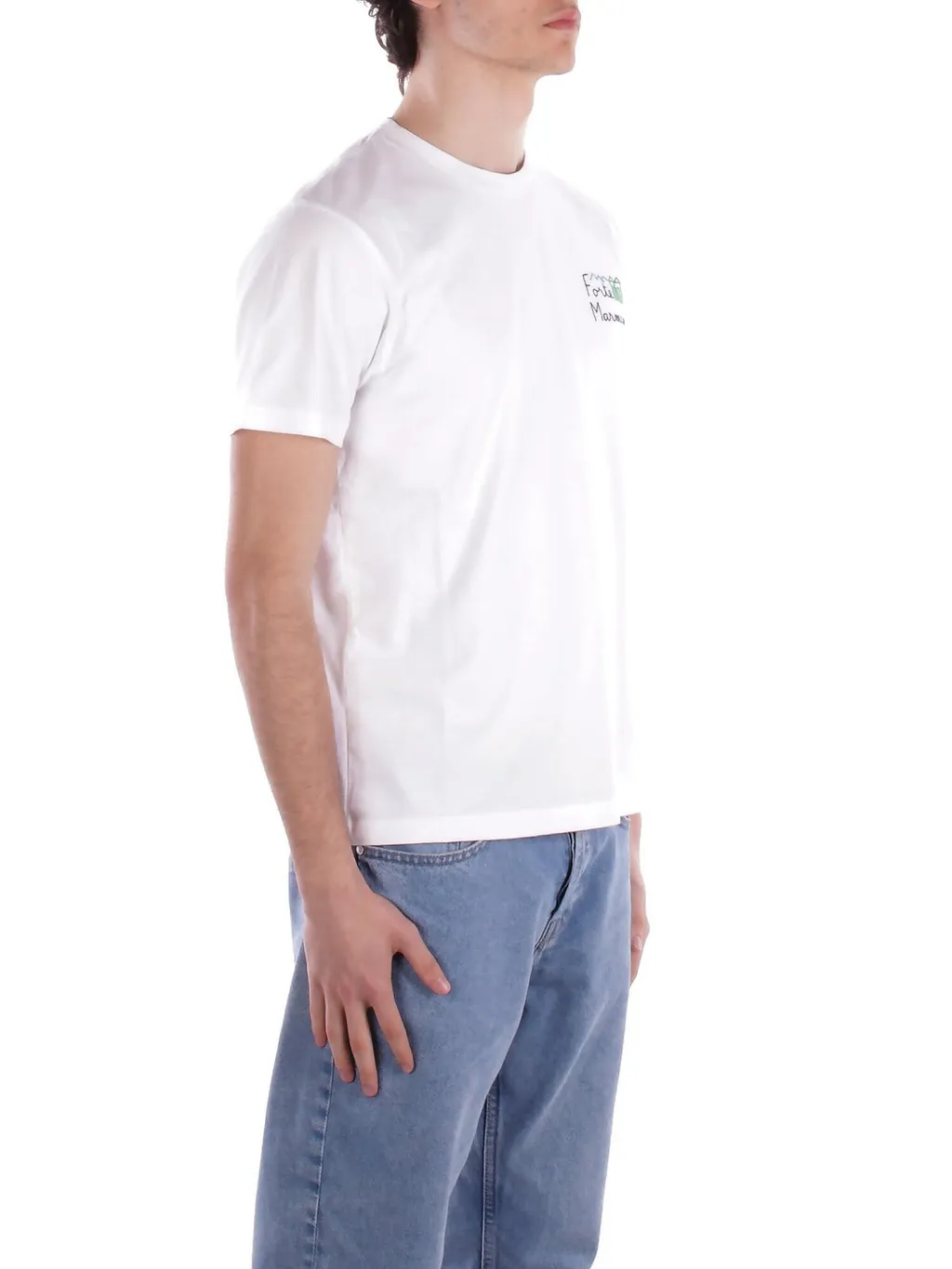Mc2 Saint Barth Forte Marmino Embroidered Crewneck T-Shirt