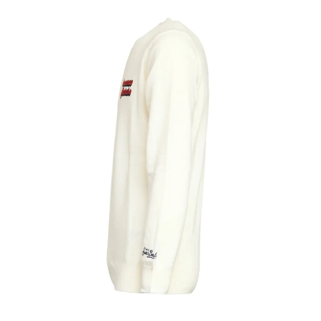 Mc2 Saint Barth Heron Embroidered Knitwear