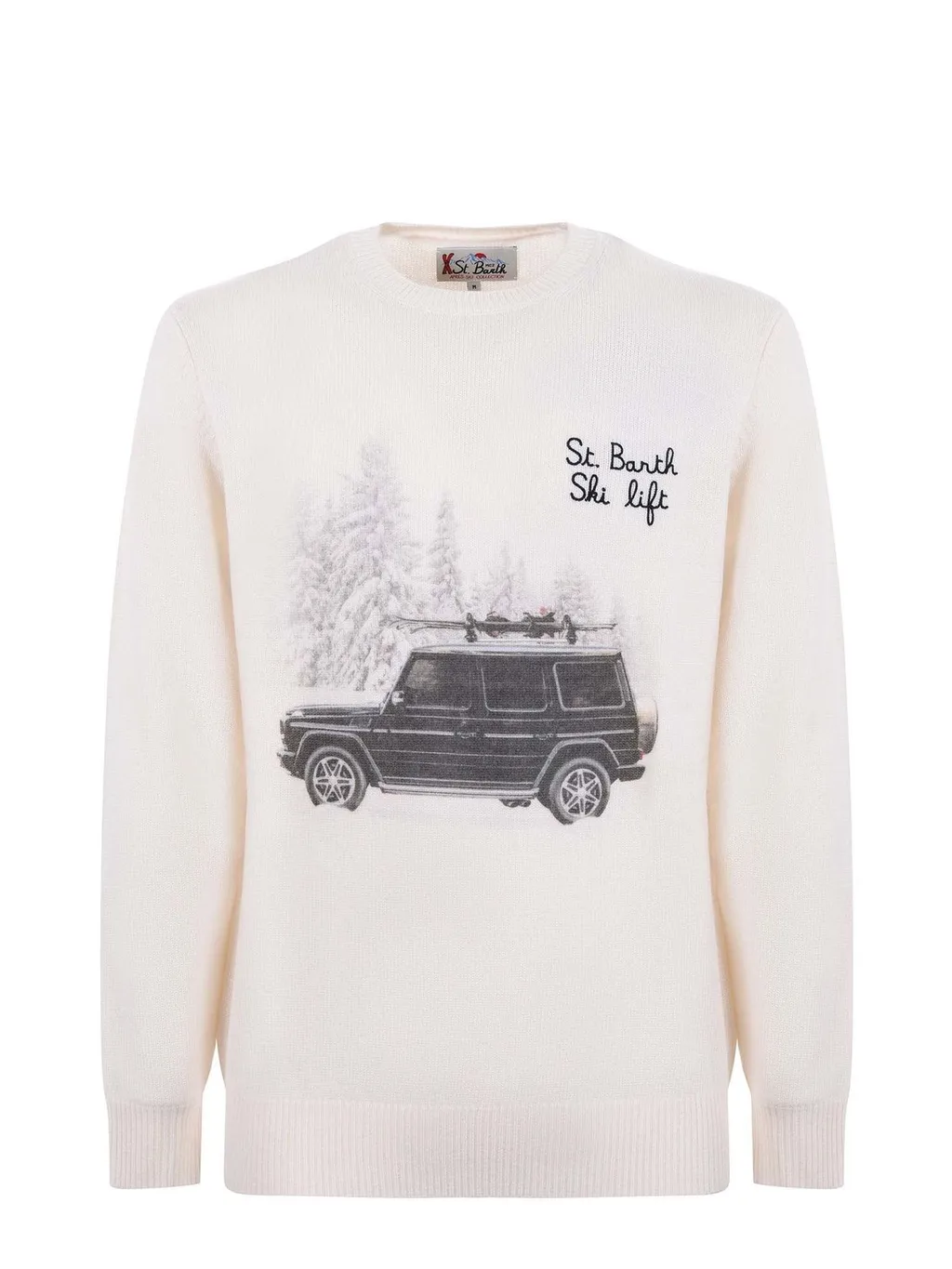 Mc2 Saint Barth Heron Print Sweater