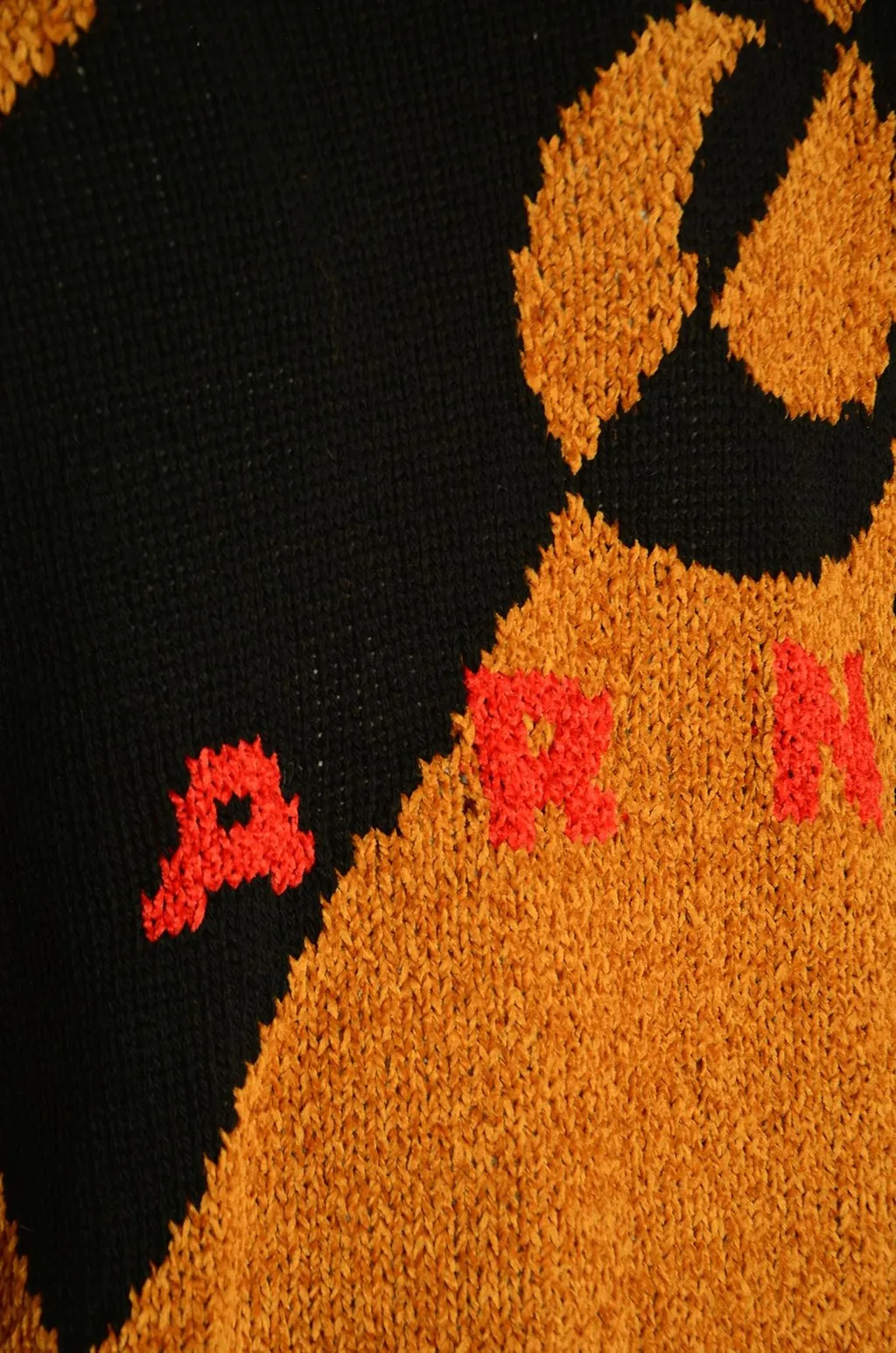 Marni X Carhartt Logo Intarsia-Knitted Crewneck Jumper