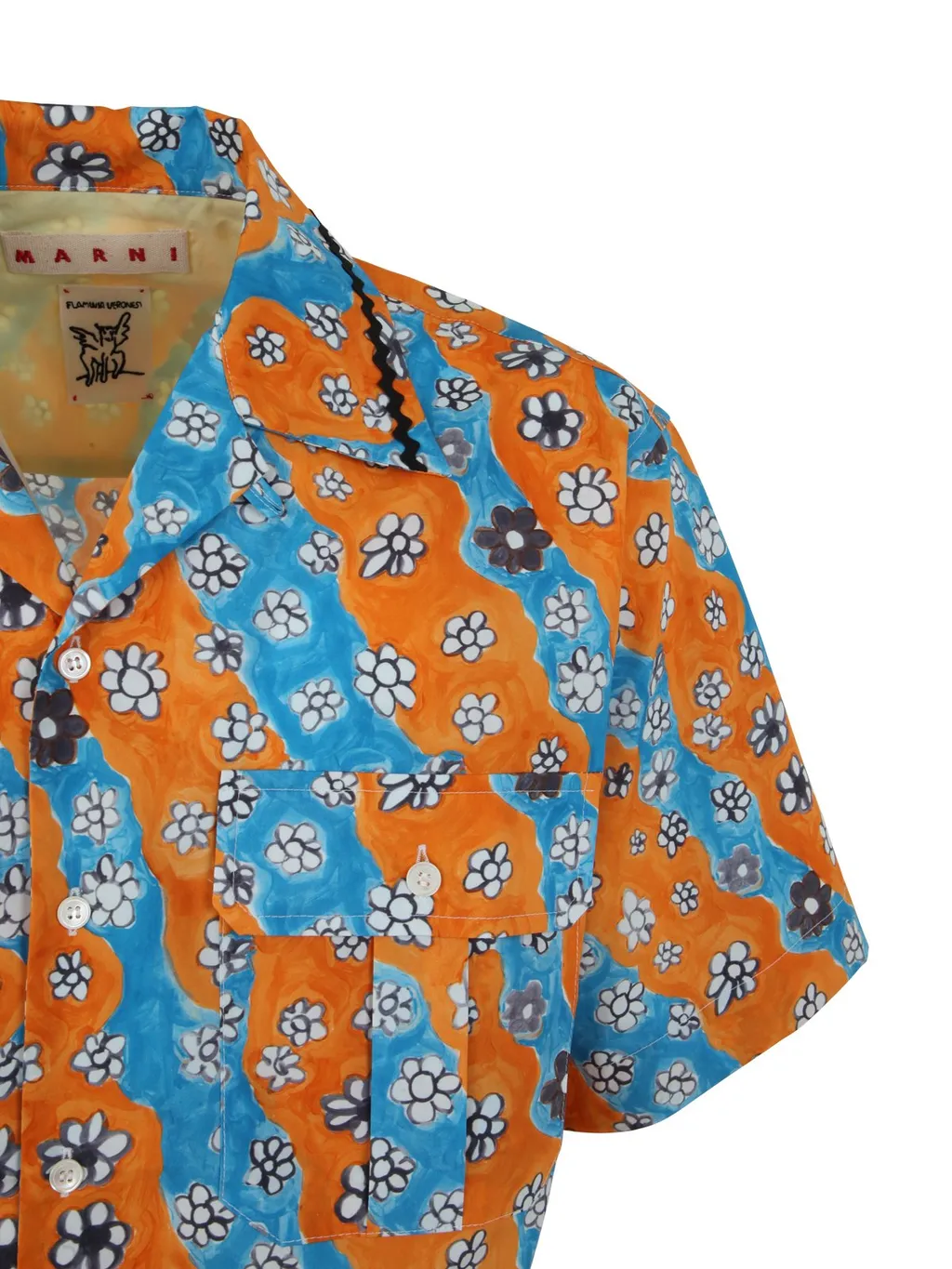 Marni Daisy Printed Buttoned Shirt