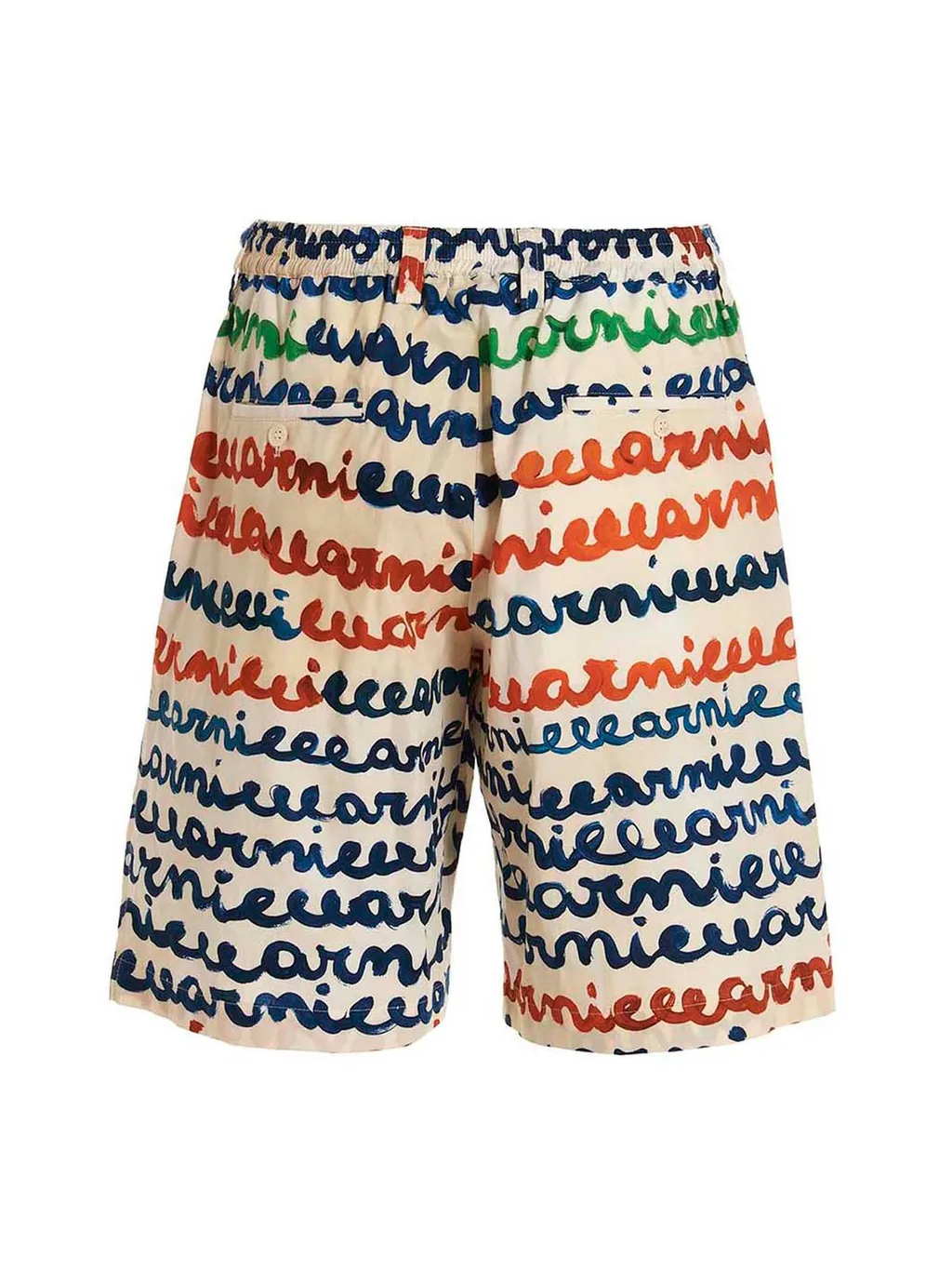Marni Handwriting Printed Poplin Shorts