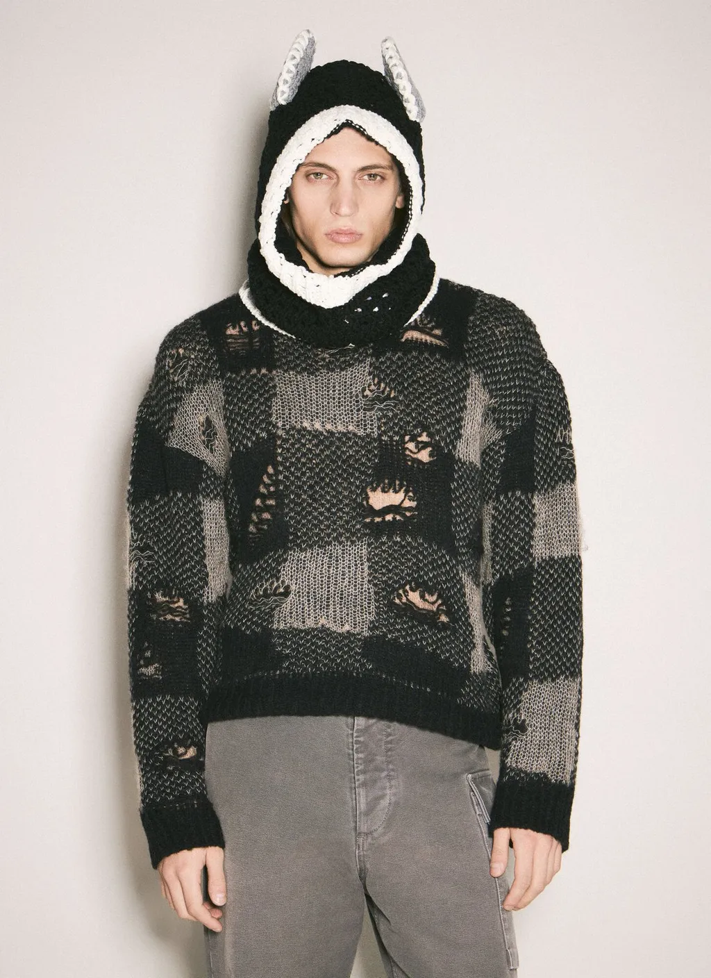 Marni Donkey Puppet Hood Balaclava