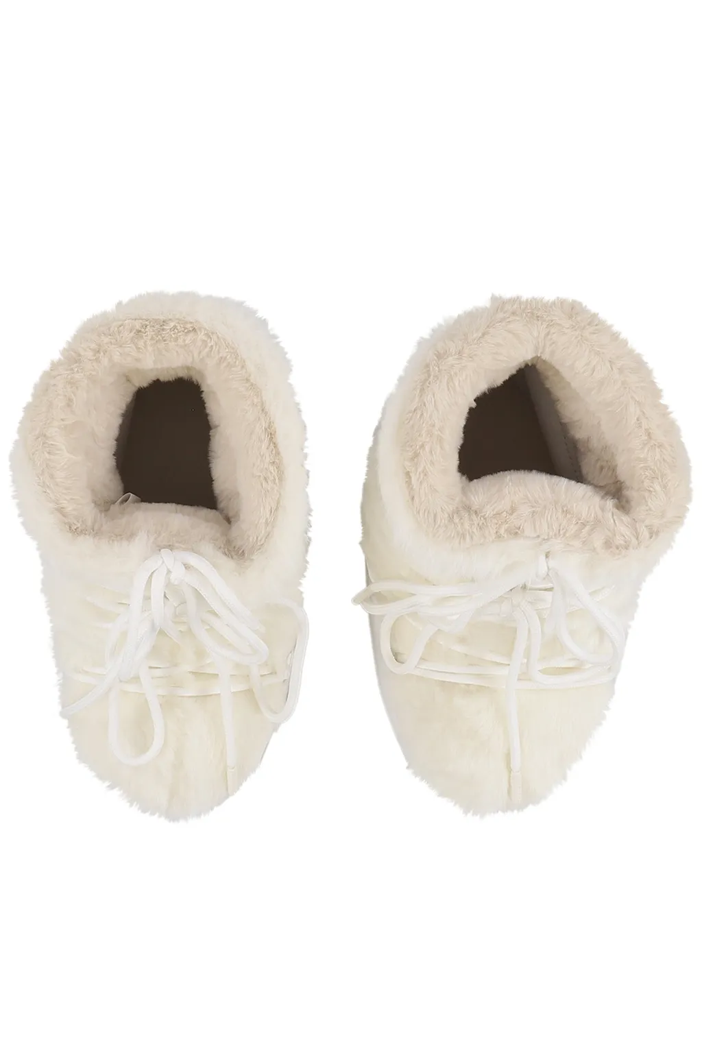 Mb Icon Low Faux Fur / Optical Wht