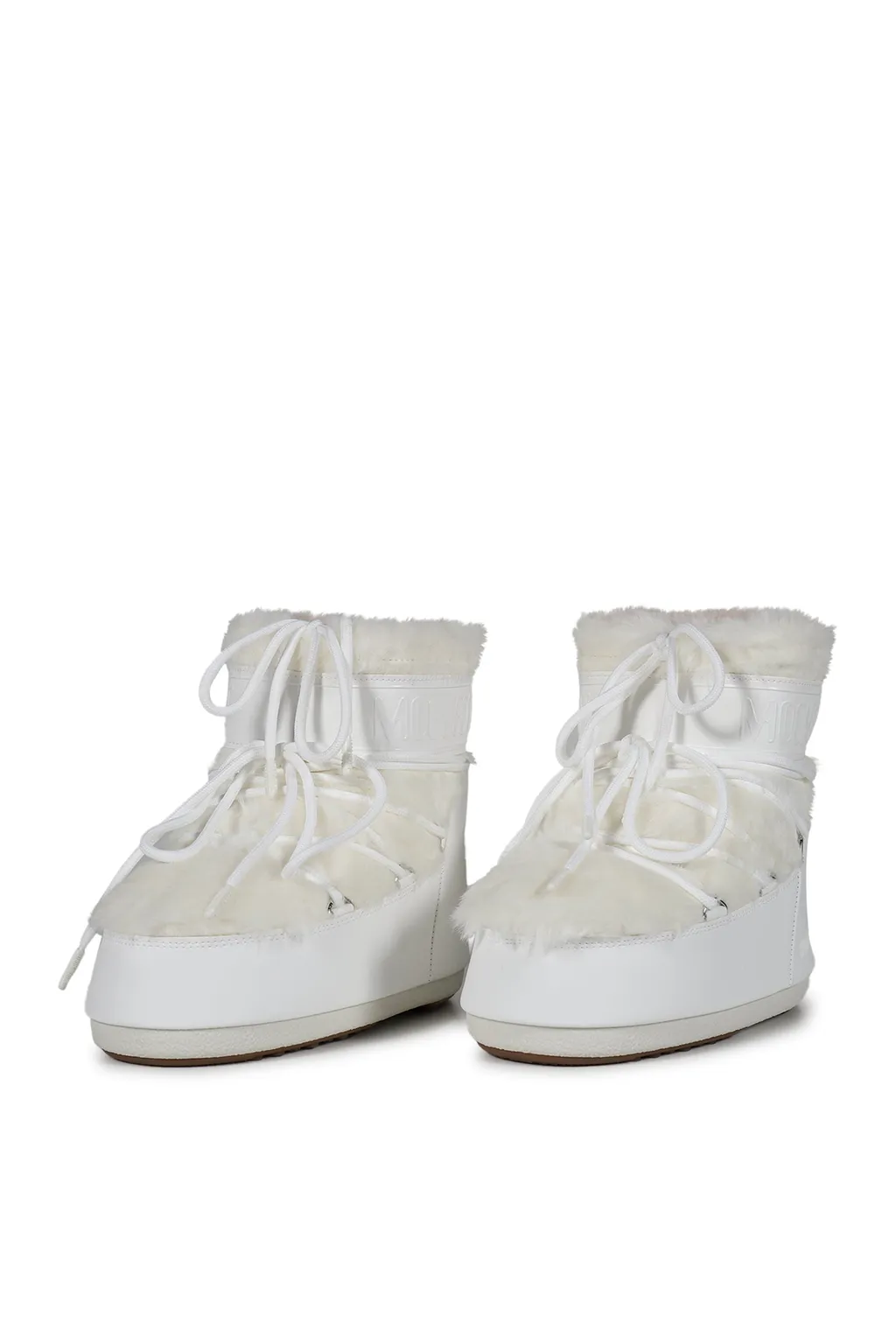 Mb Icon Low Faux Fur / Optical Wht