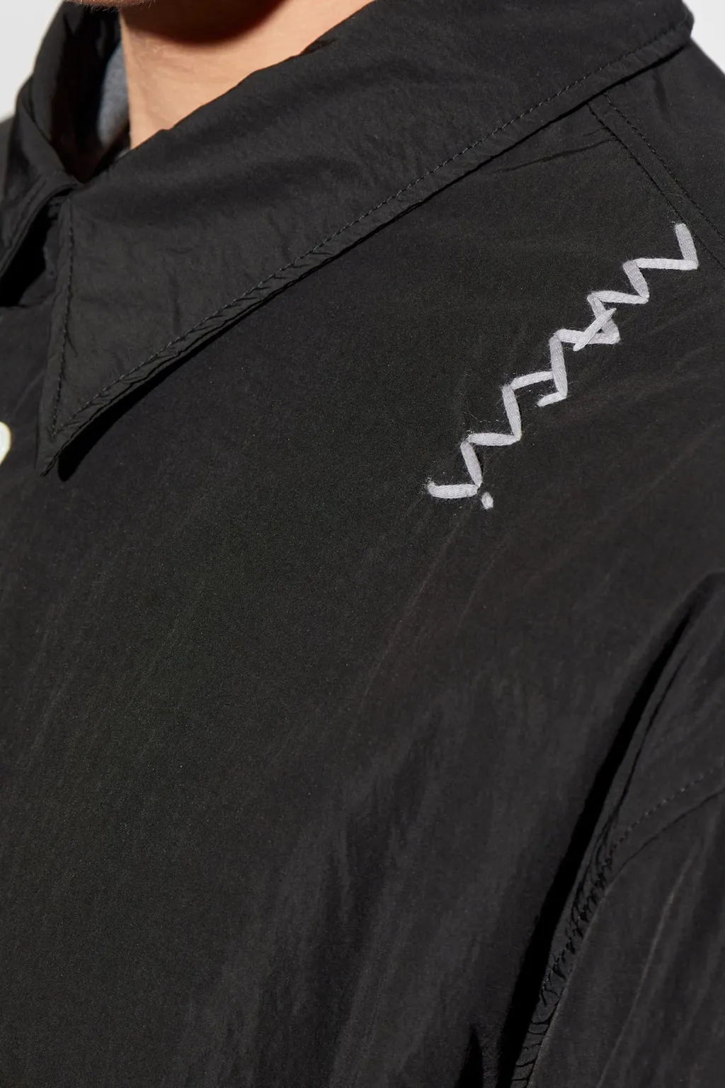 Marni Logo Embroidered Buttoned Shirt