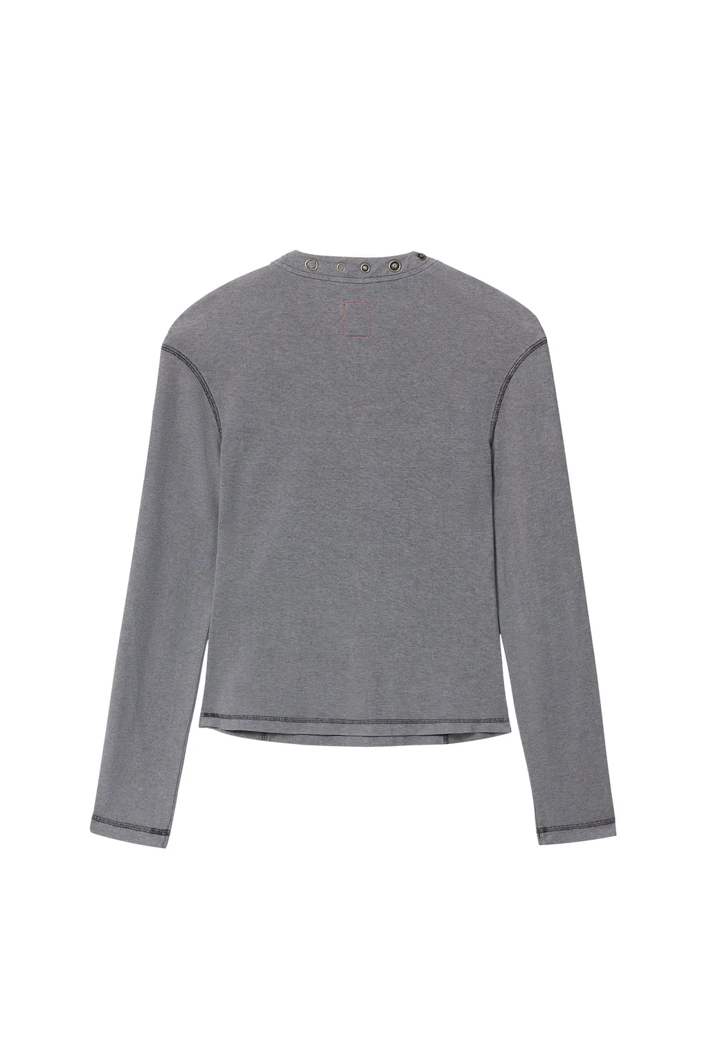 Logo Patchwork T-Shirt / Washed Blk
