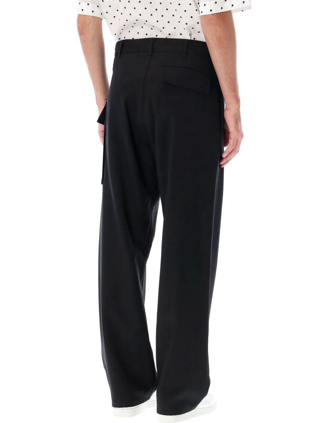 Marni High-Waist Straight-Leg Trousers
