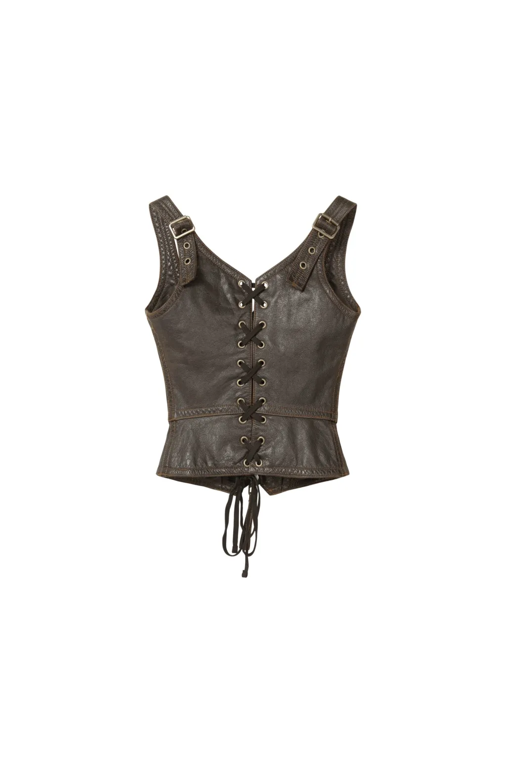Strap Tank Top / Retro Blk