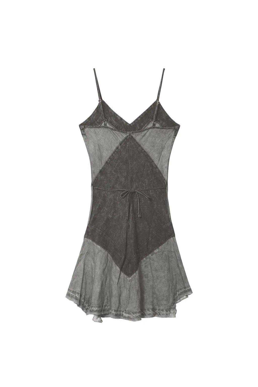 Denim Cami Dress / Blk Fog