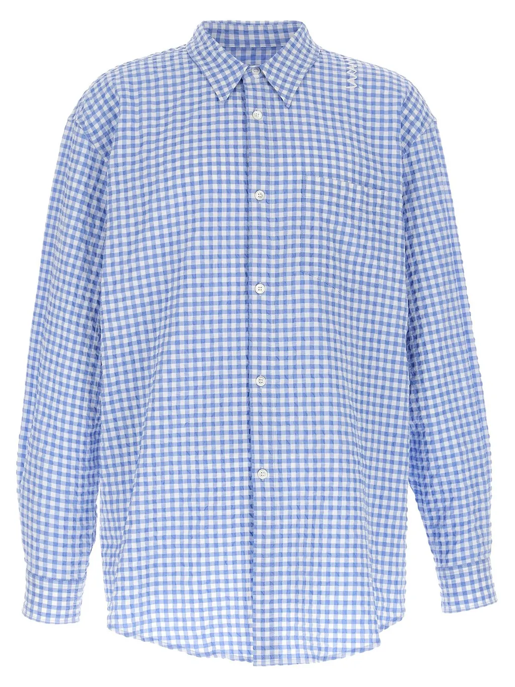 Marni Vichy Printed Long-Sleeved Shirt