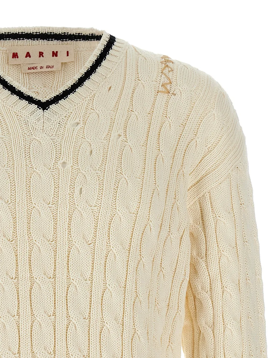 Marni V-Neck Knitted Jumper