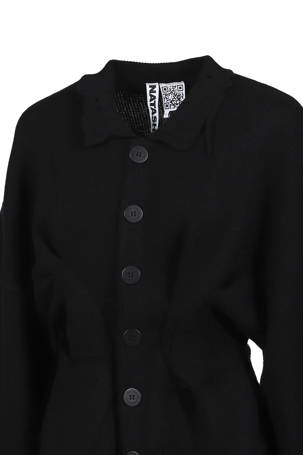 Distressed Cardigan / Blk