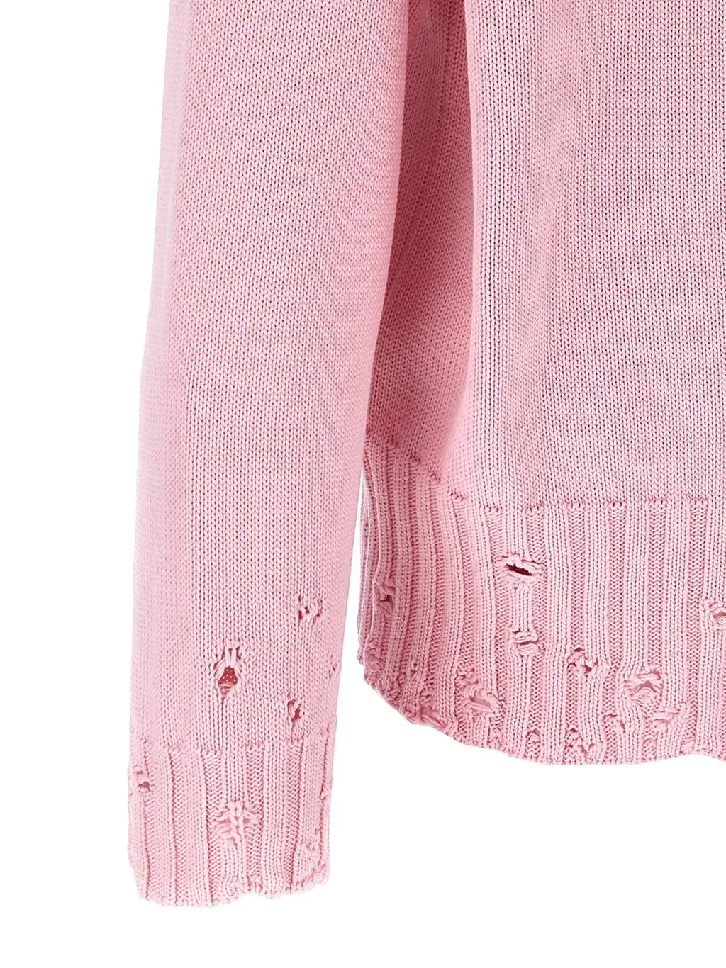 Marni V-Neck Distressed Cardigan