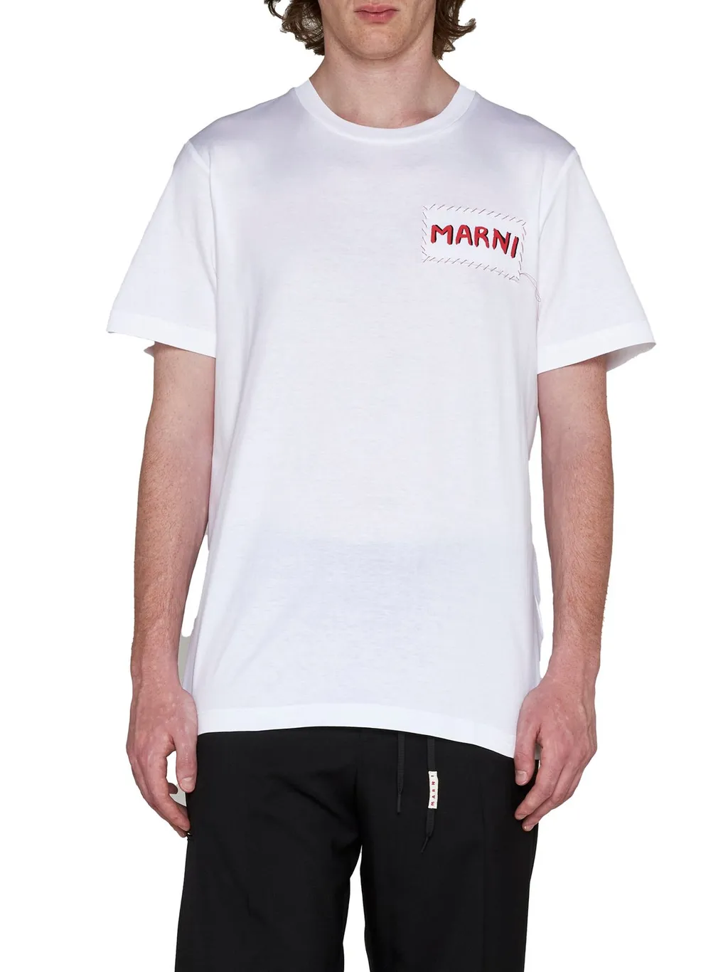 Marni Logo-Printed Crewneck T-Shirt