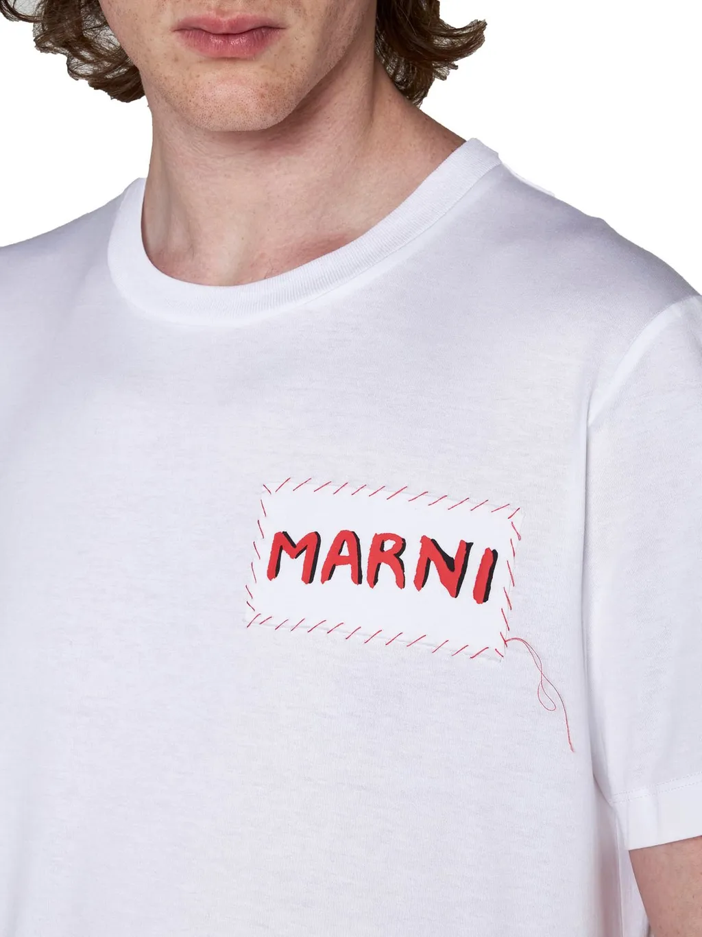Marni Logo-Printed Crewneck T-Shirt