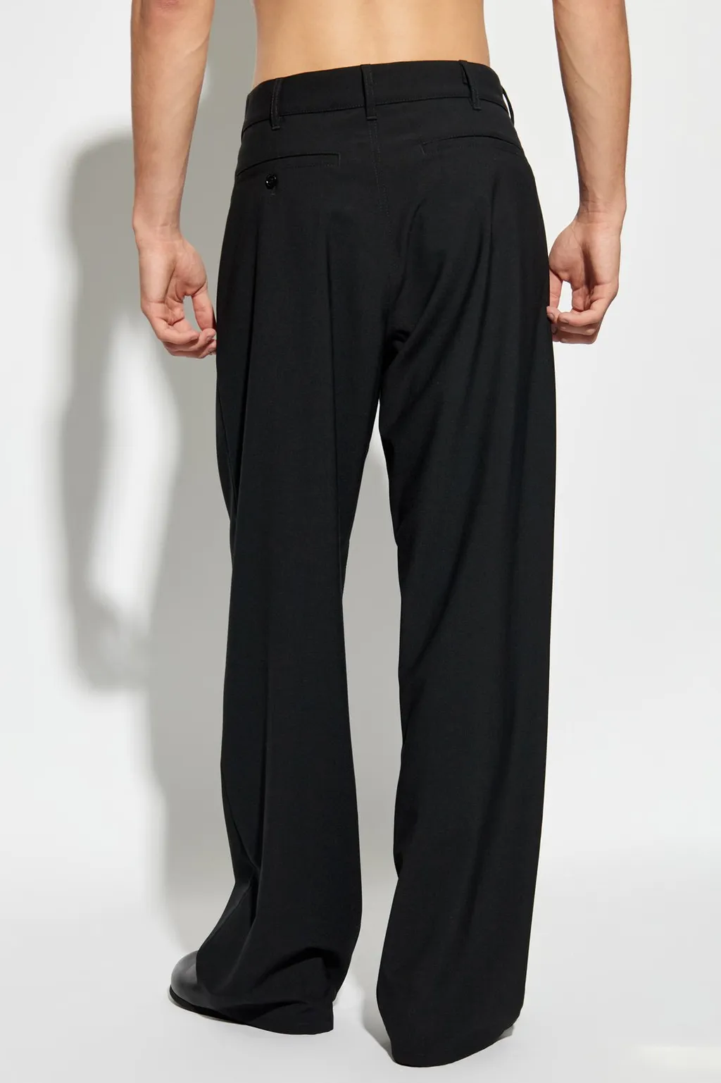 Marni Logo Embroidered Tailored Trousers