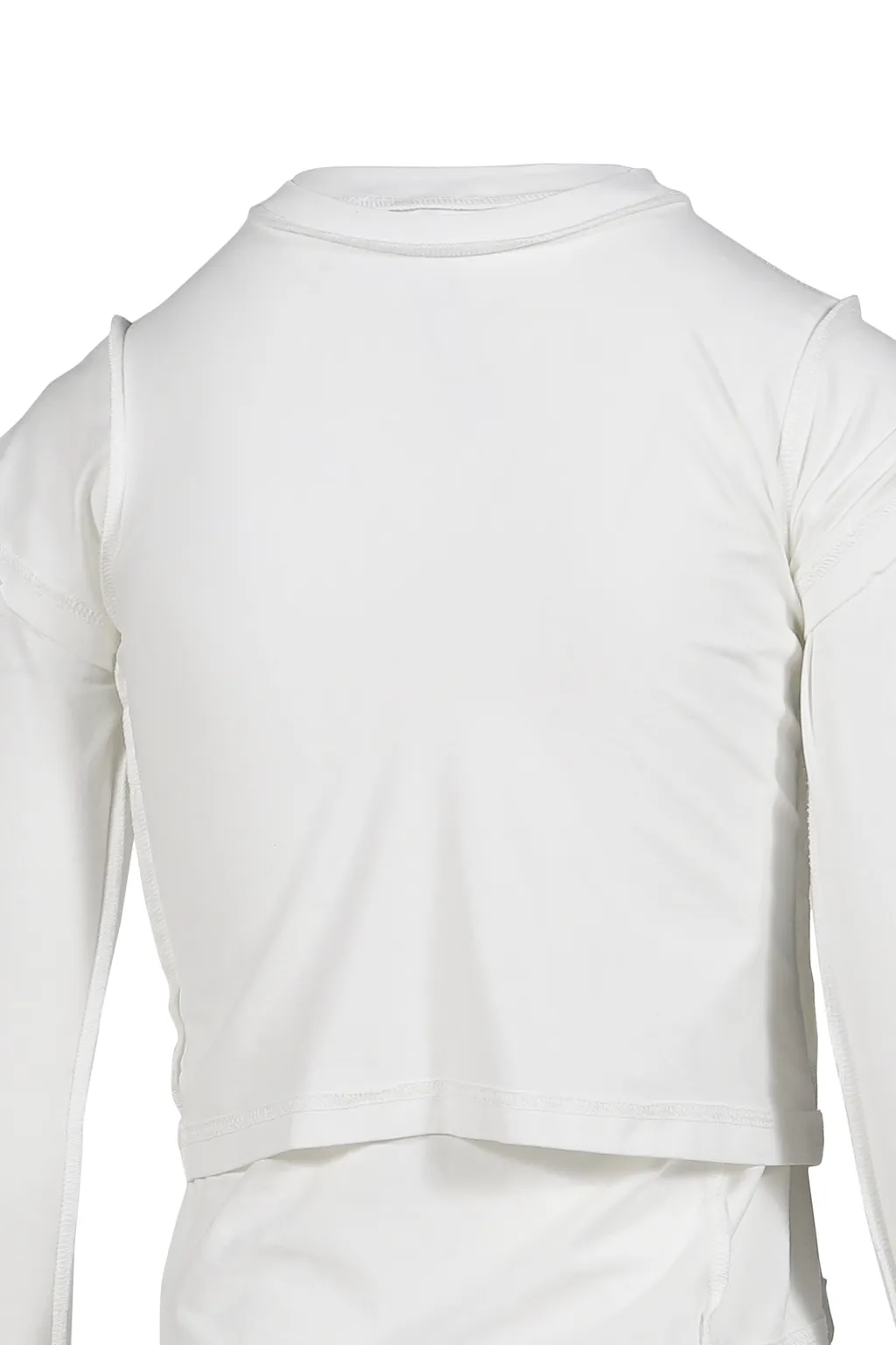 Cotton Double Ls T-Shirts / Wht