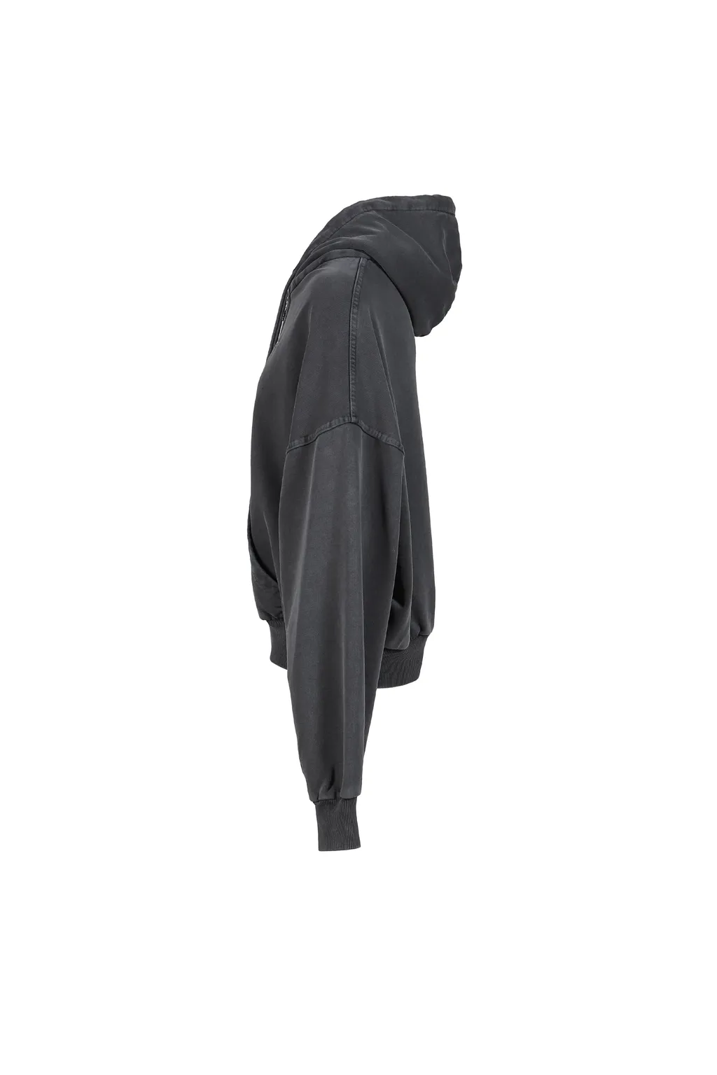 Shoulderless Hoodie / Blk