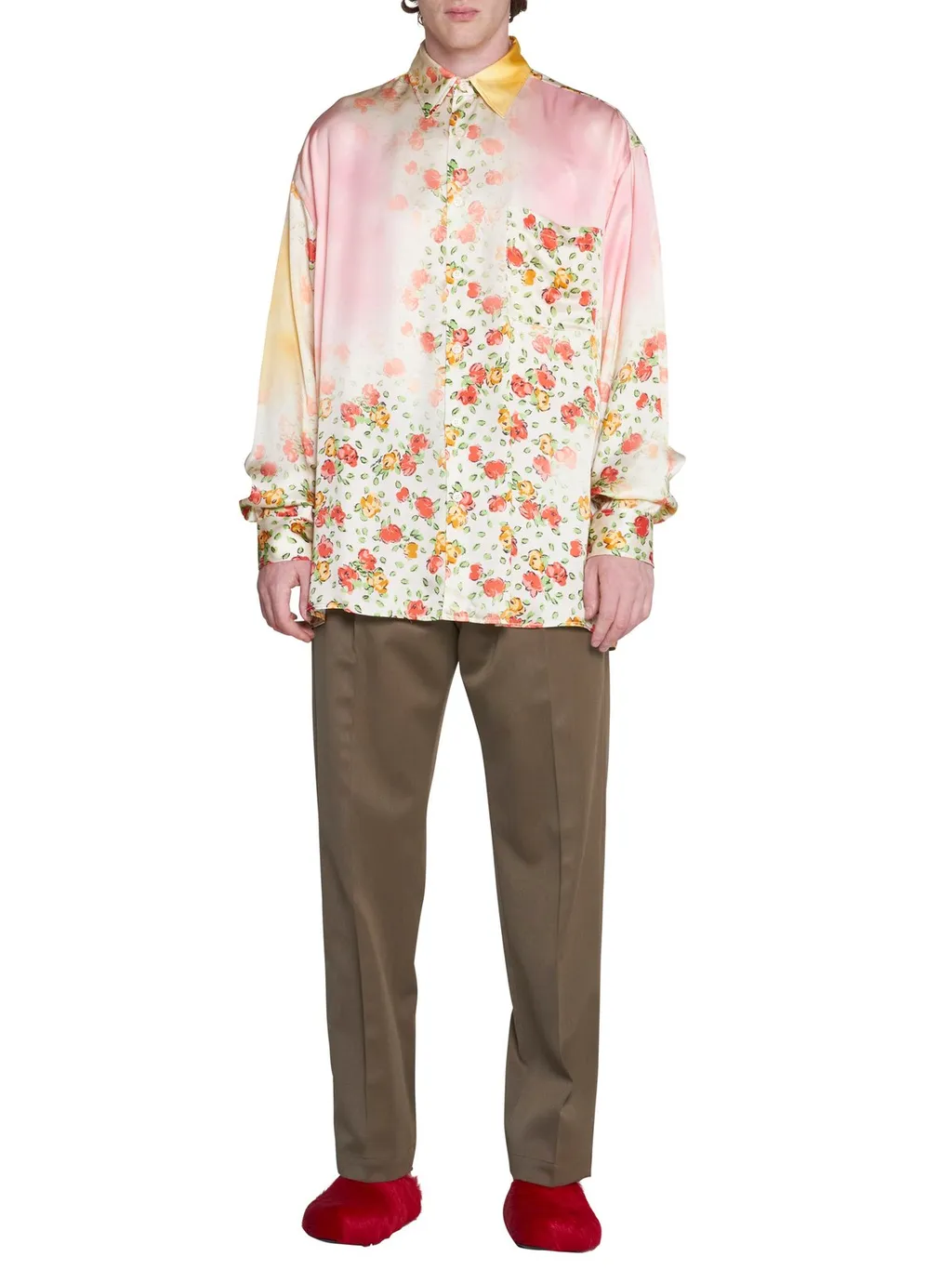 Marni Floral-Printed Button-Up Shirt