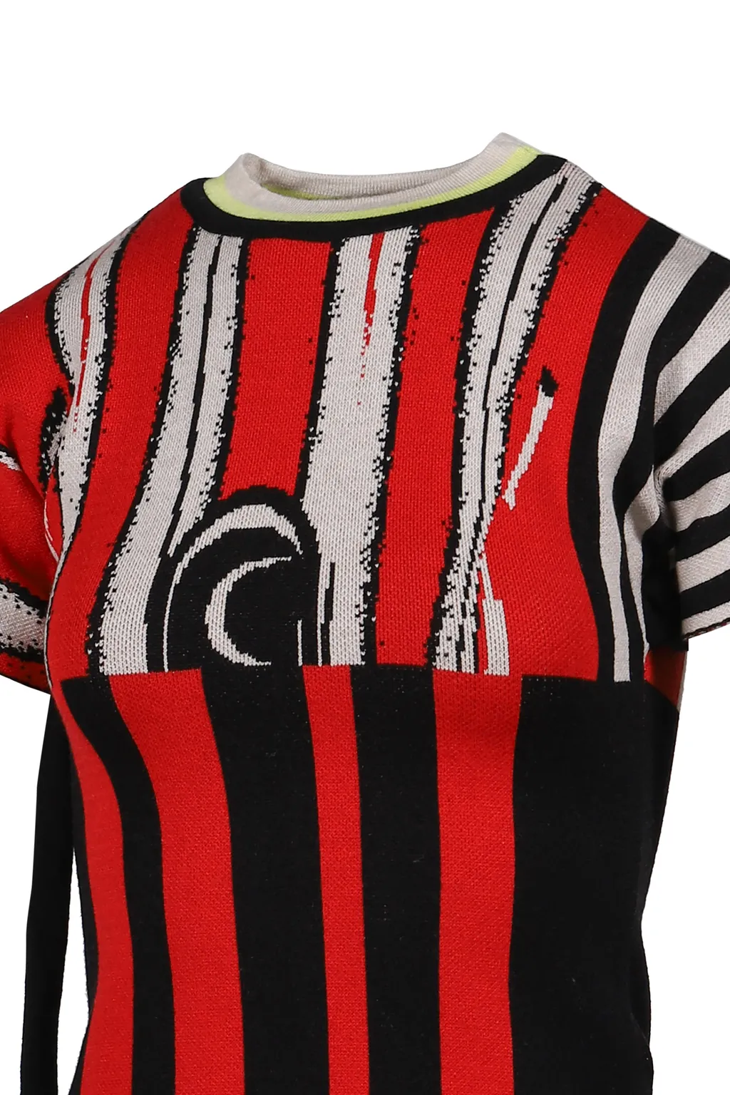 Sporty Knit T-Shirt / Red