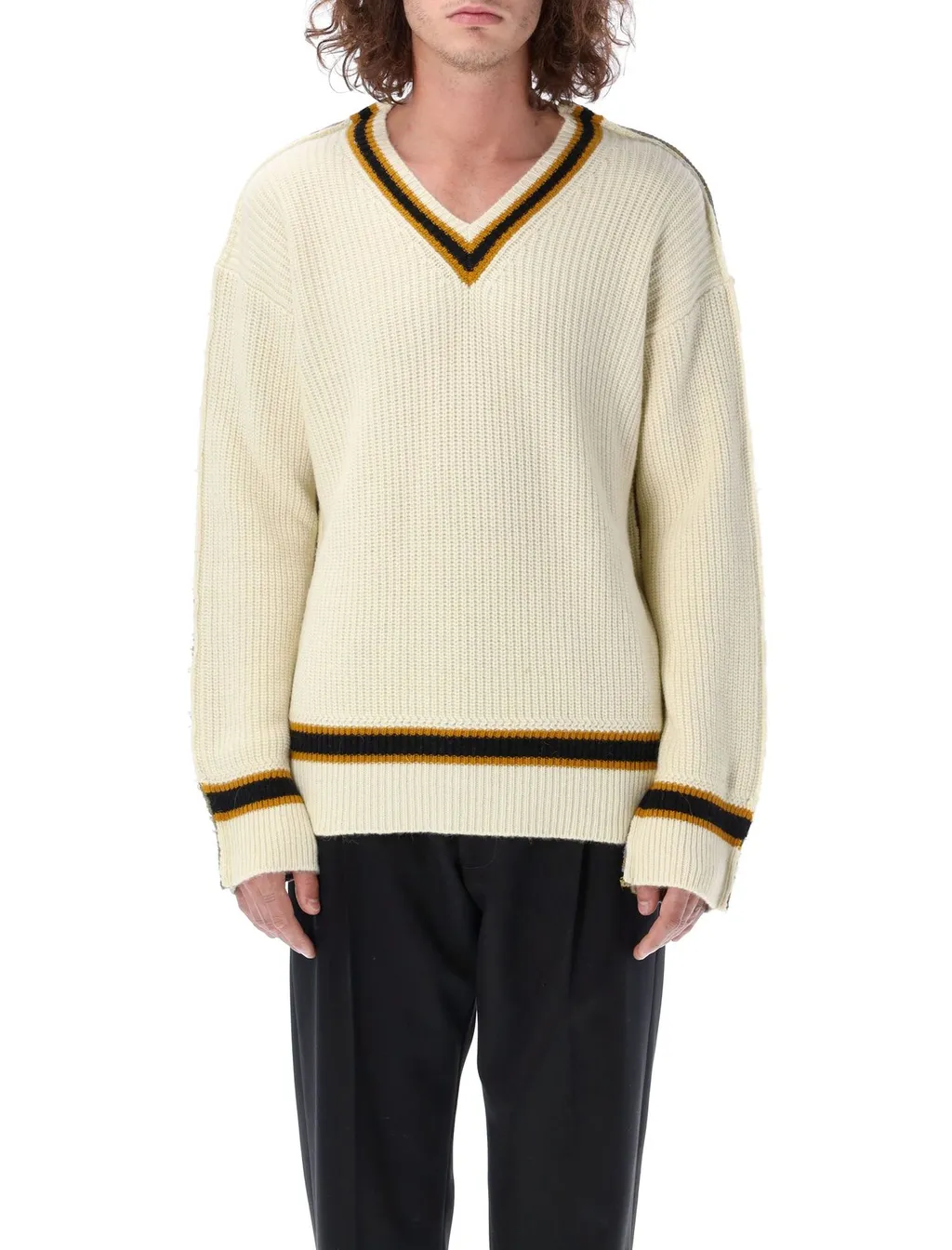 Marni V-Neck Knitted Jumper