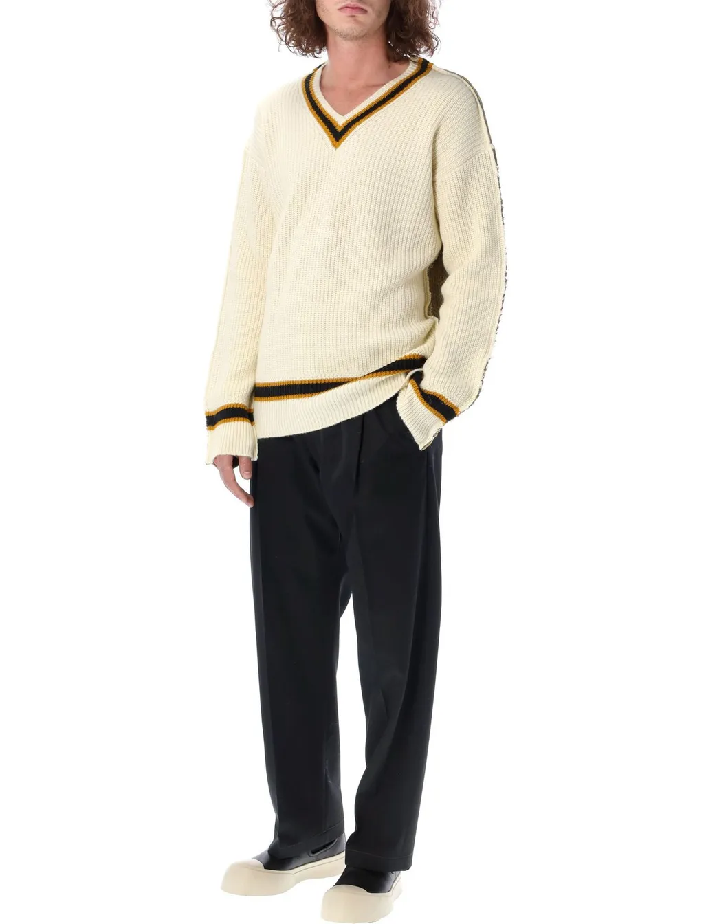Marni V-Neck Knitted Jumper