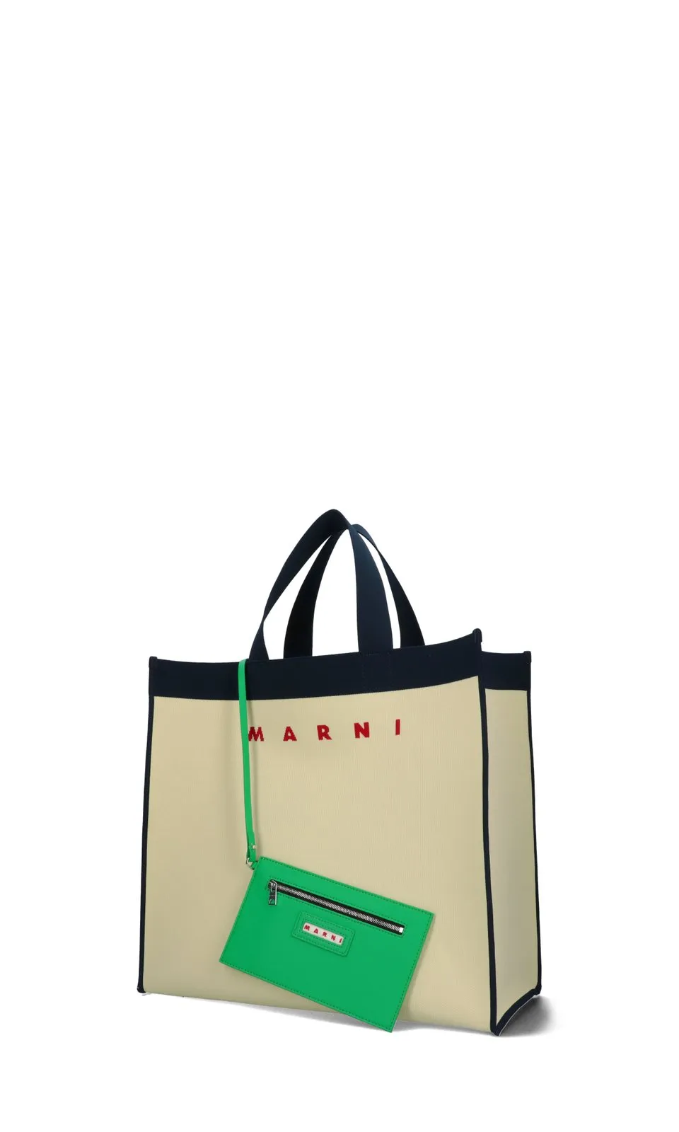 Marni Logo Print Tote Bag