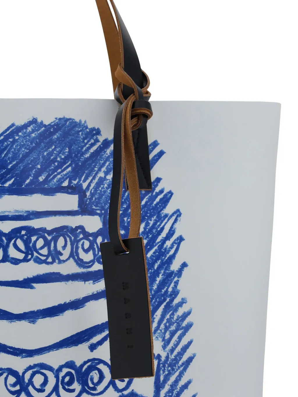 Marni Logo Printed Shopping Bag