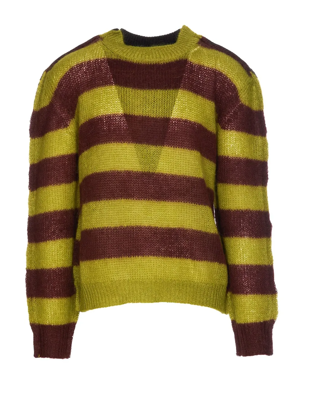 Marni Striped Crewneck Knitted Jumper
