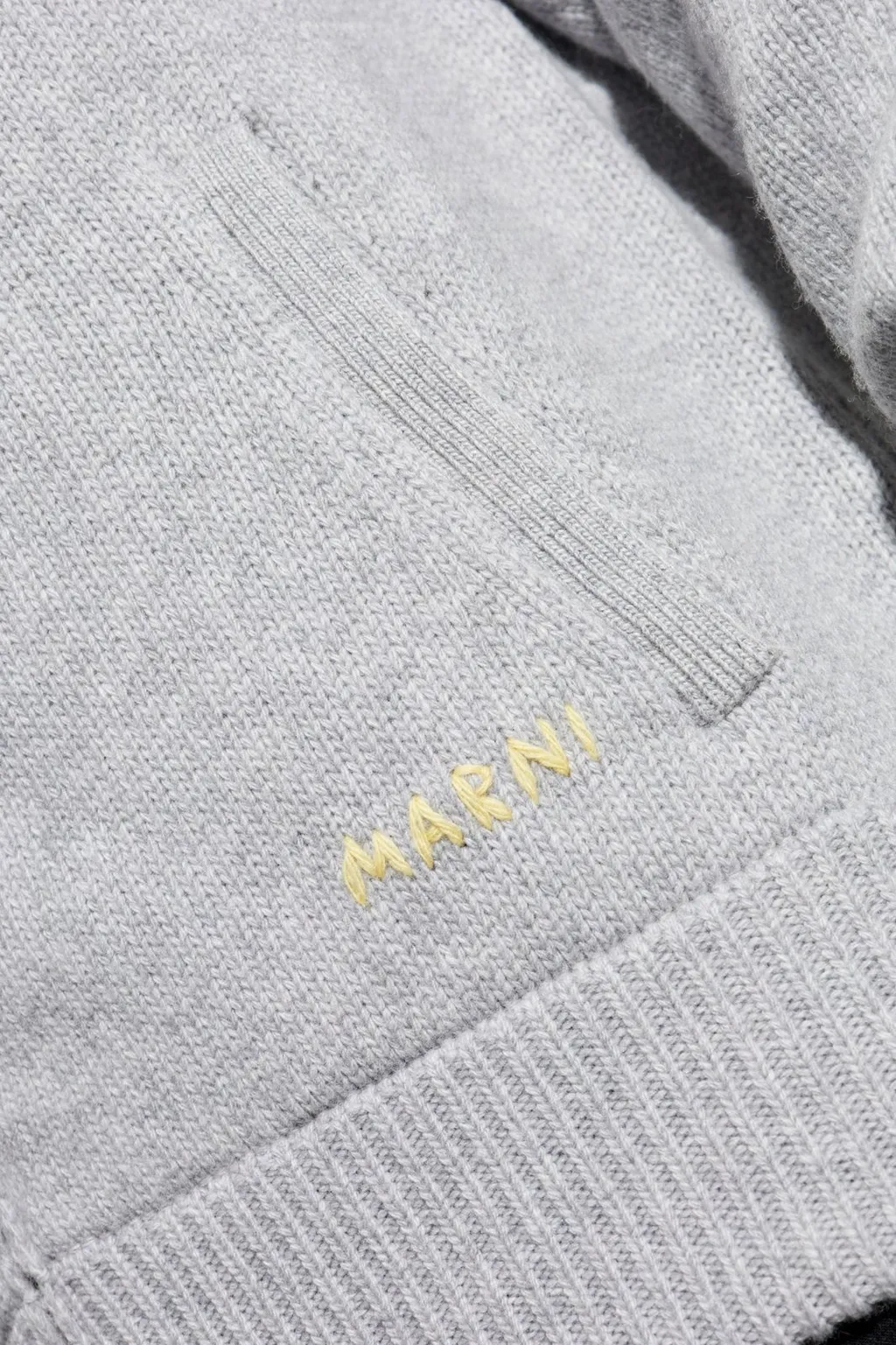Marni Logo Embroidered Zipped Cardigan
