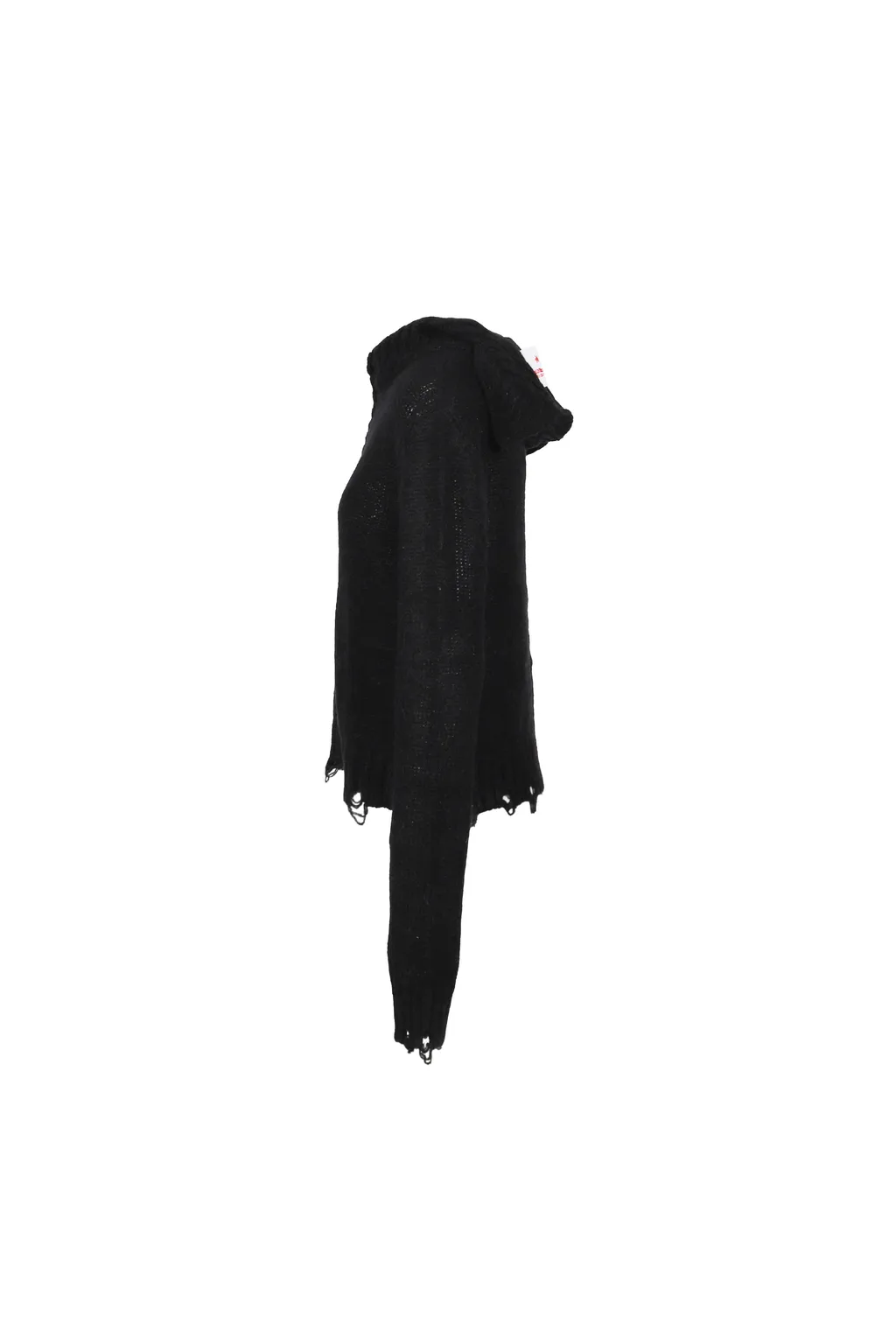 Ears Balaclava Cardi / Black