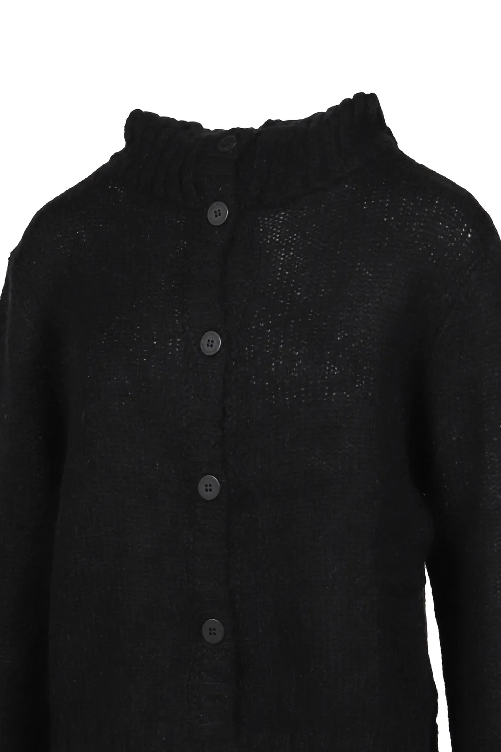 Ears Balaclava Cardi / Black