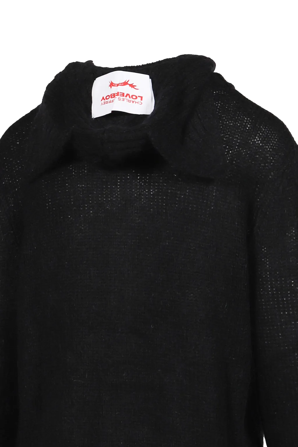 Ears Balaclava Cardi / Black
