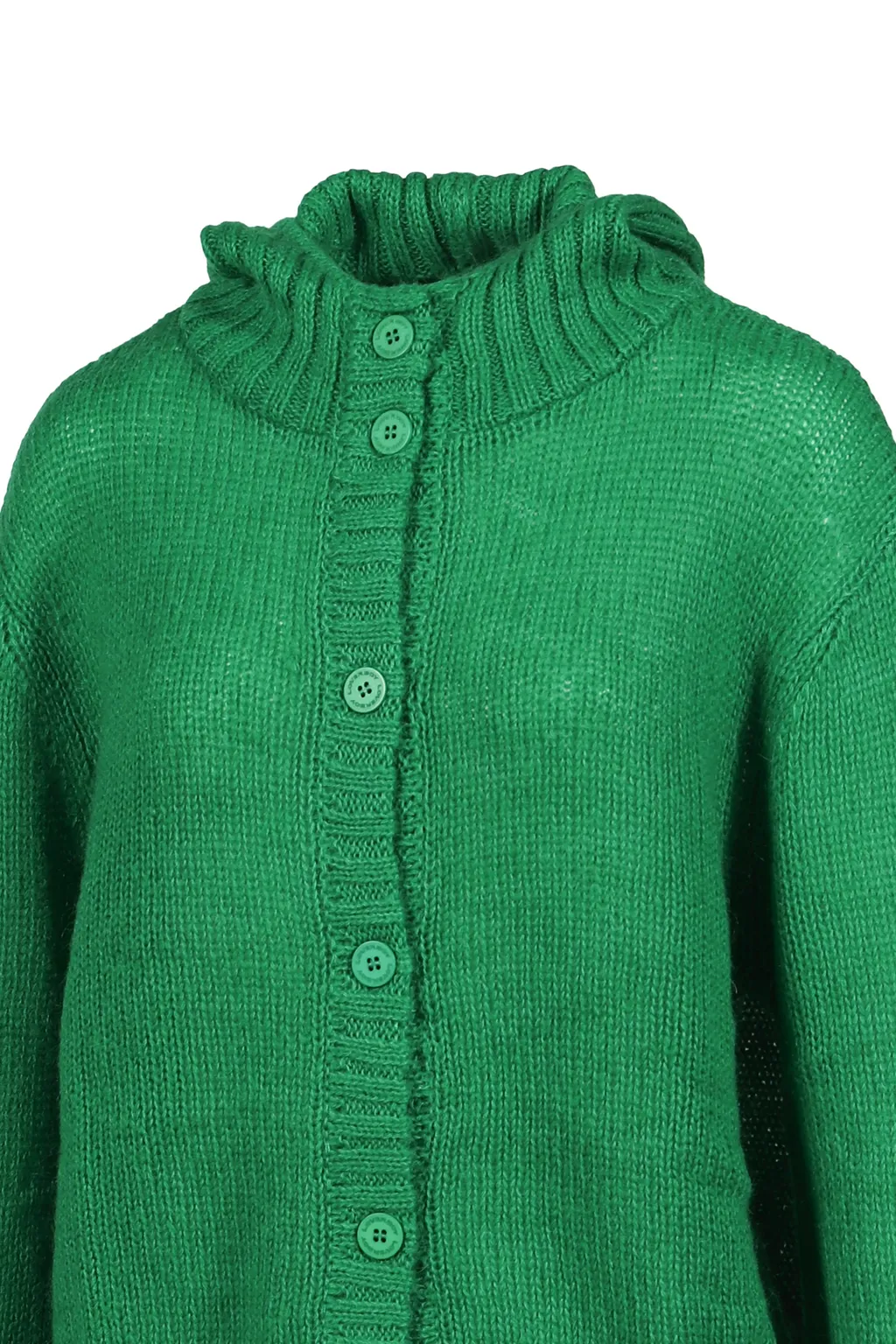 Rabbit Balaclava Cardi / Grn