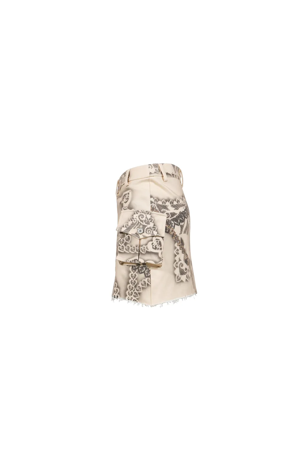 Feline Airbrush Pocket Skirt / Beg