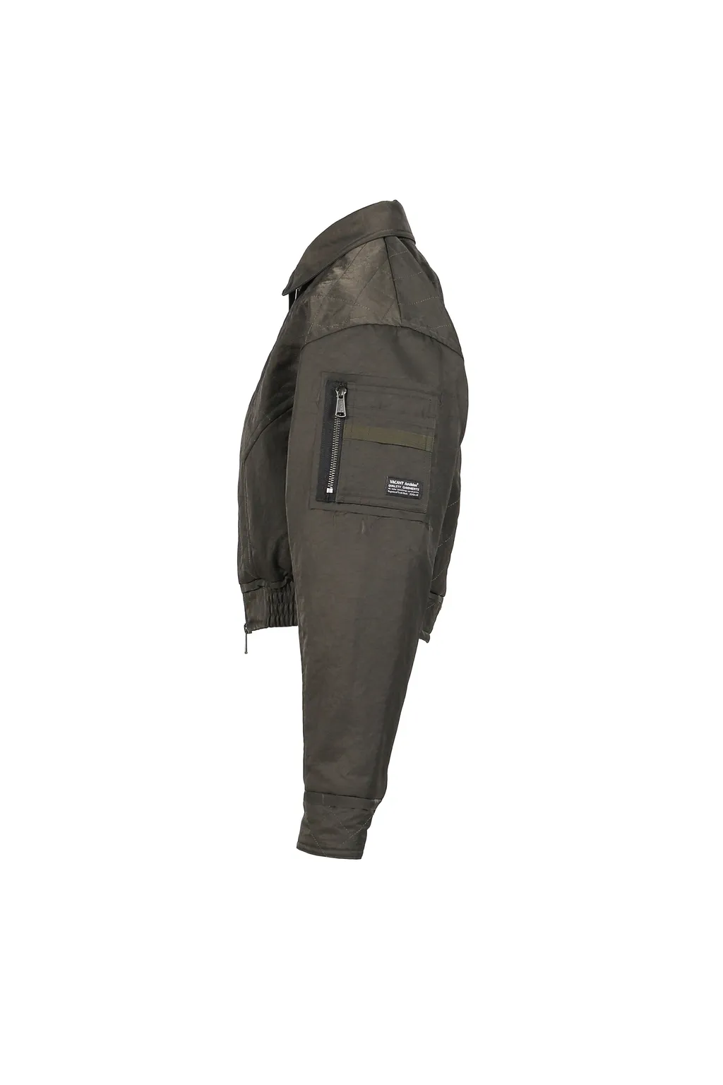 Matty Quilted Bomber Jacket / Kha