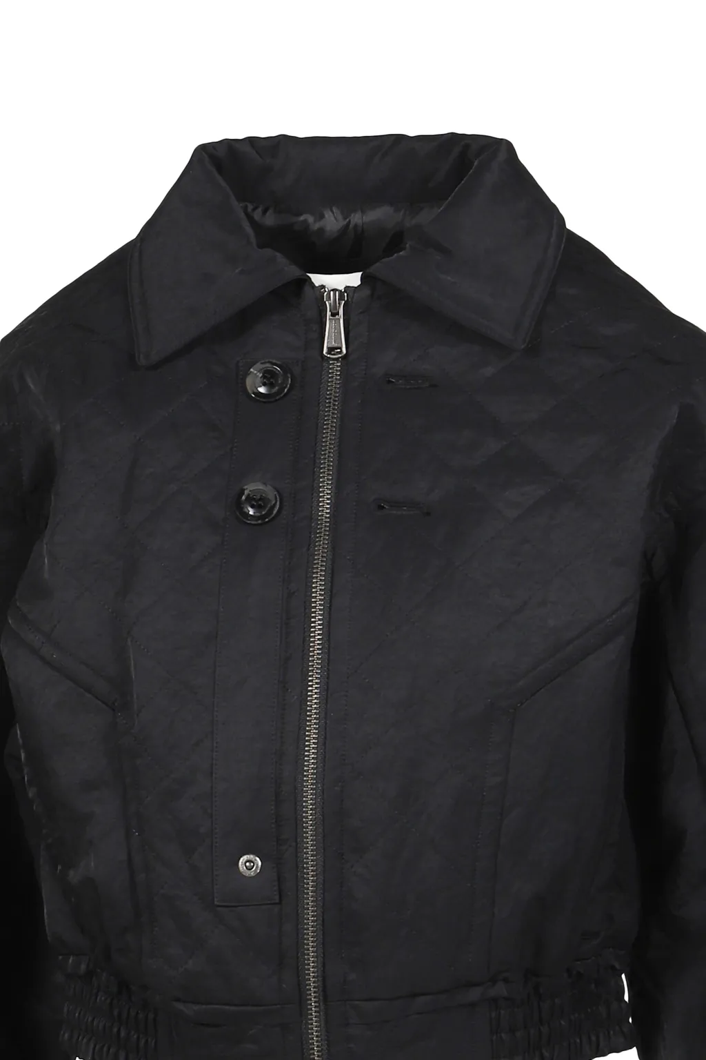 Matty Quilted Bomber Jacket / Blk