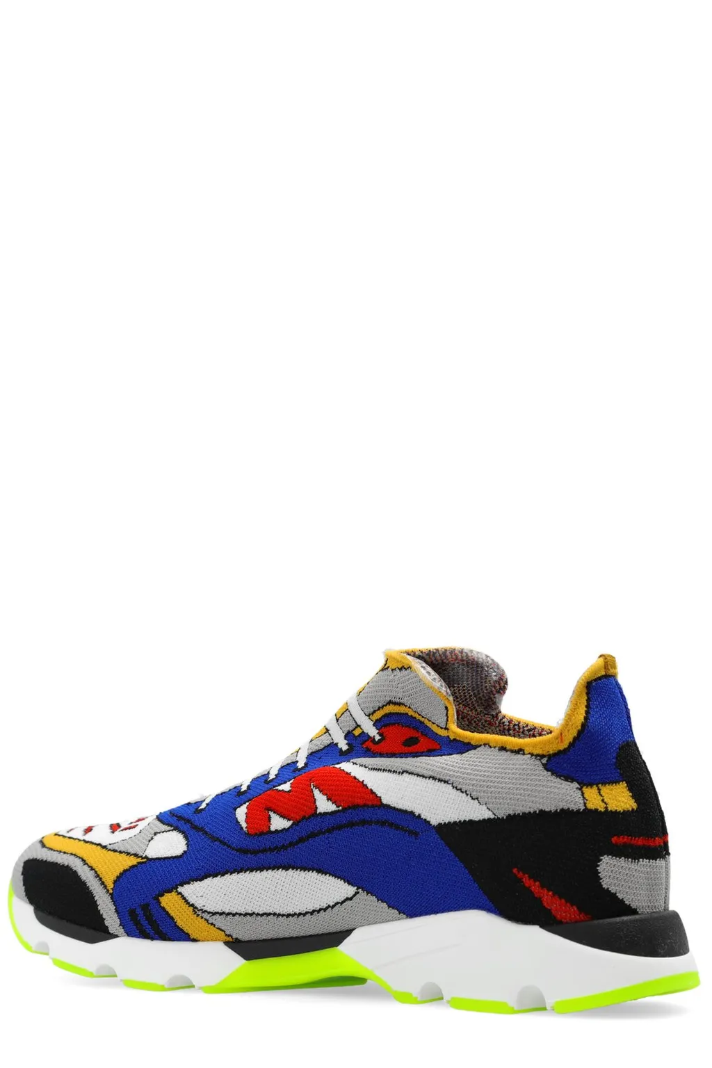 Marni Trompe L'oeil-Printed Round-Toe Sneakers