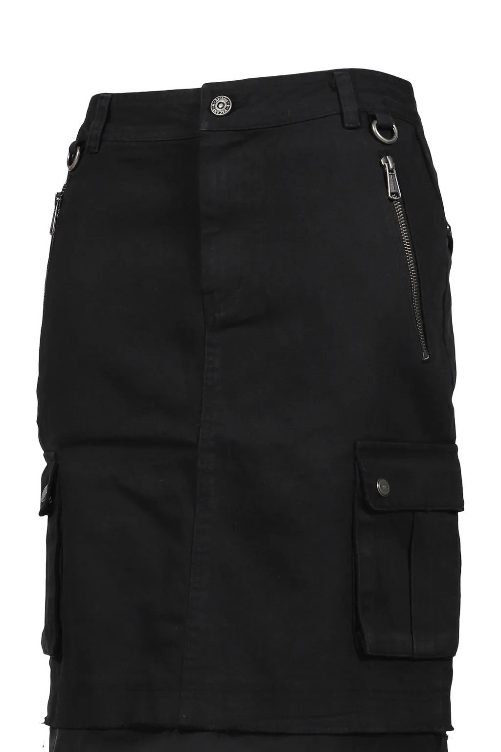 Wiffy Cargo Midi Skirt / Black