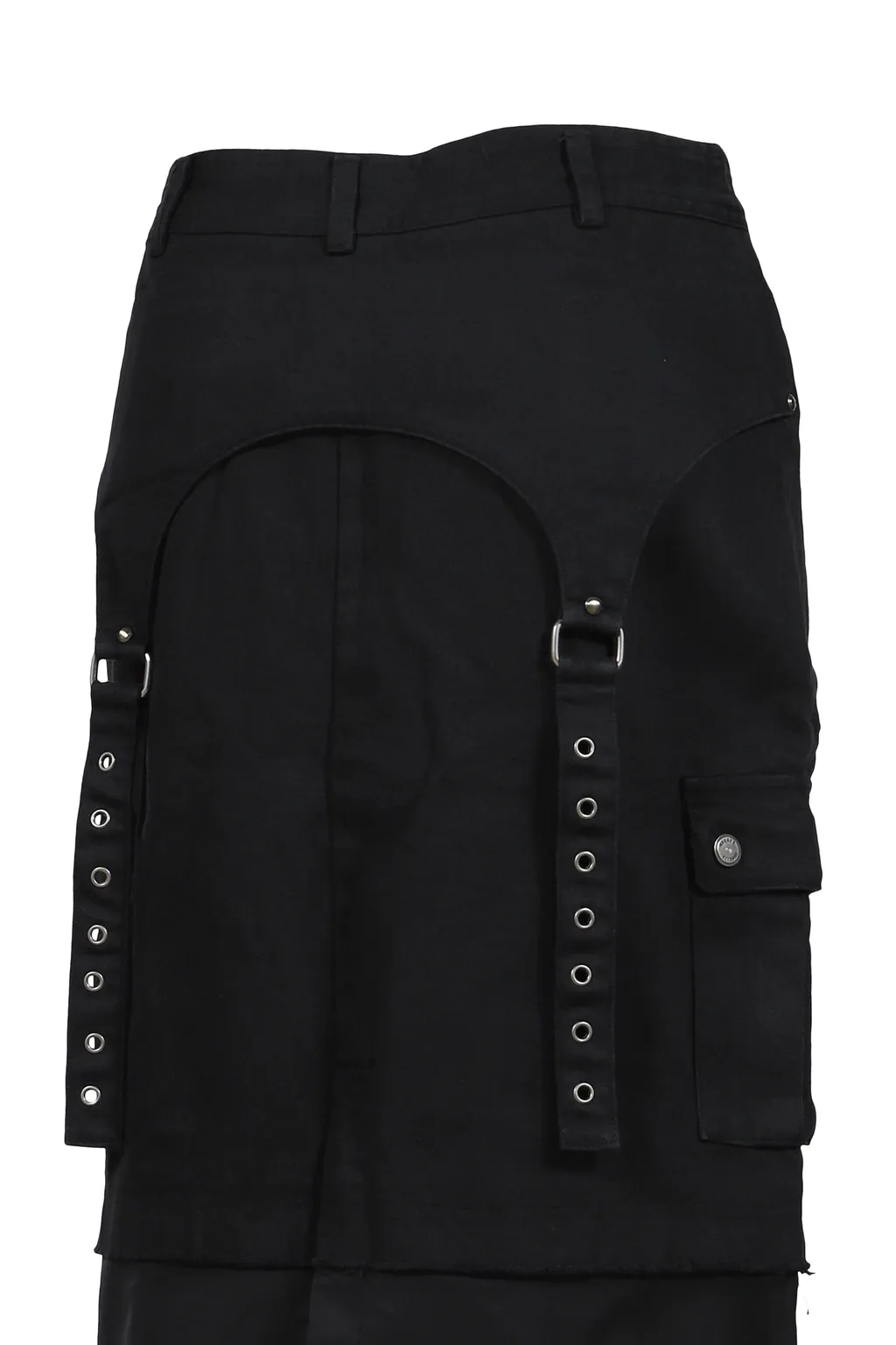 Wiffy Cargo Midi Skirt / Black