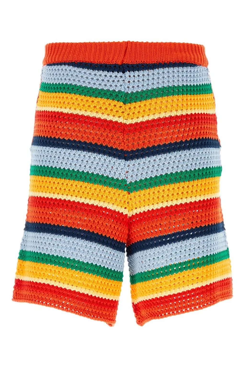 Marni Multicolour Striped Above-The-Knee Shorts