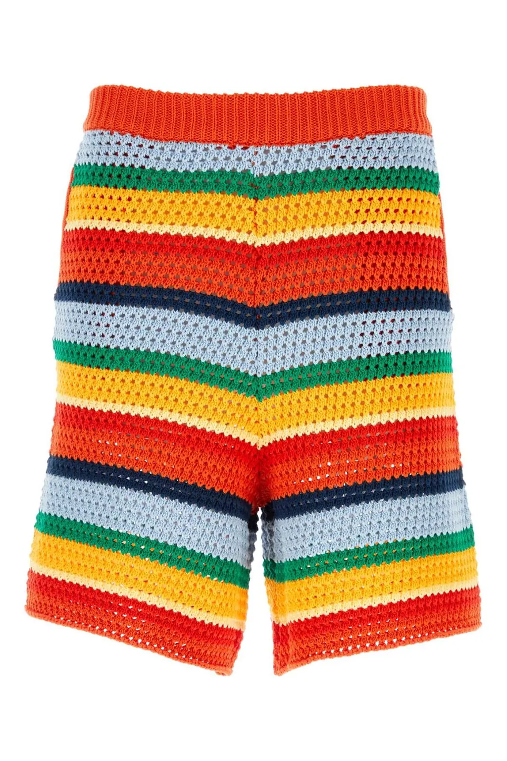 Marni Multicolour Striped Above-The-Knee Shorts