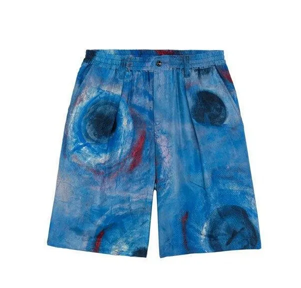 Marni Graphic Printed Elastic Waistband Shorts